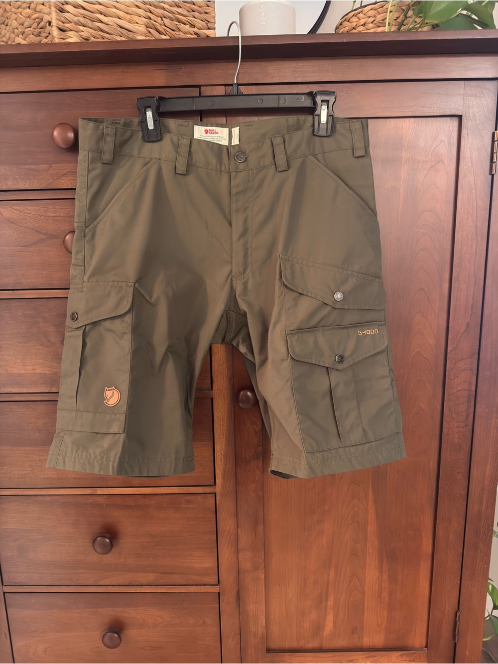 NWOT Fjallraven Olive G-1000 Cargo Shorts